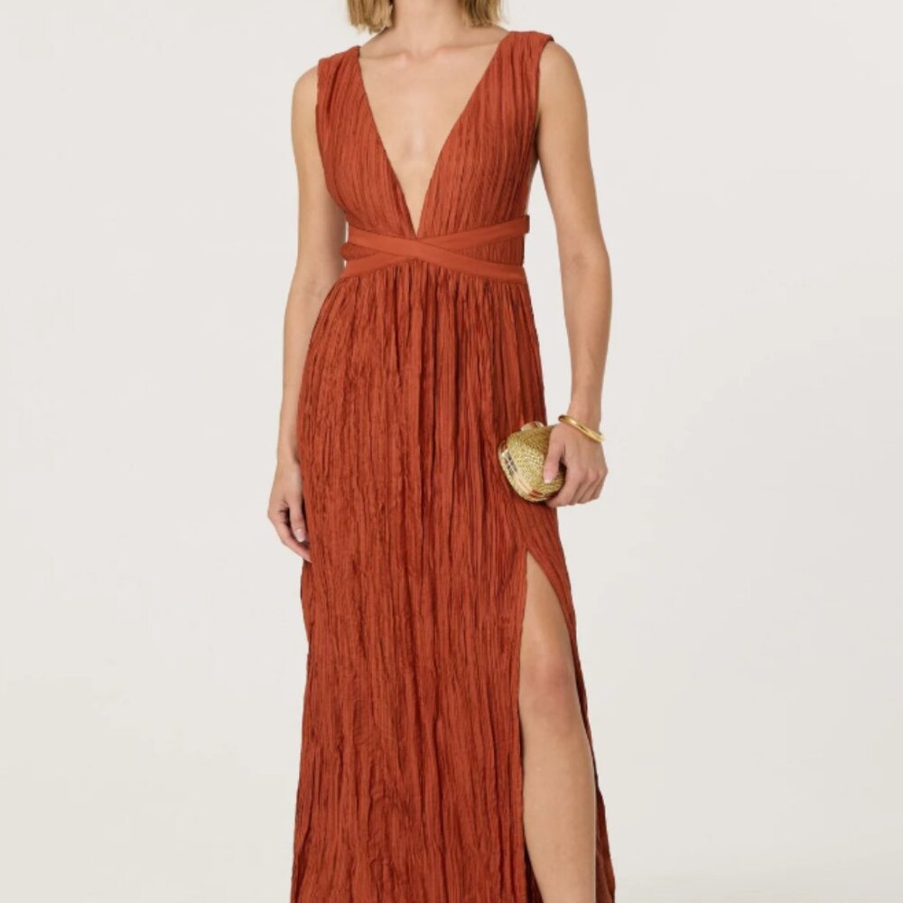 ASTR The Label - Tensi Pleated Maxi Dress
